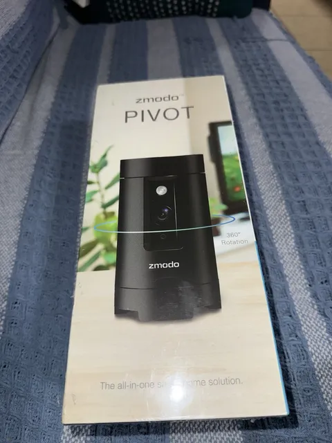 Zmodo Pivot 1080p Wi-Fi Indoor IP Camera 360° Rotate Motion Cloud Black