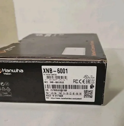 Hanwha Vision XNB-6001 2MP Indoor Network Modular Camera Base Unit. New
