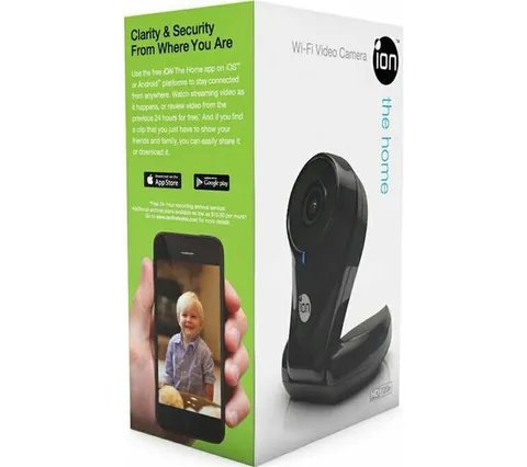 iOn Wi-Fi Home Video HD Security Camera System (Black 2001 or White 2002)
