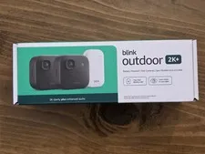 Blink Outdoor 2K+ Wireless Smart Security 2 Camera System 2 Year Battery Life