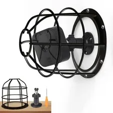 UYODM Anti-Theft Camera Mount Cage and Wall Bracket - Compatible Black