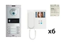 Fermax Duox Connect 6 Housing Kit with Monitor (2-Wire)