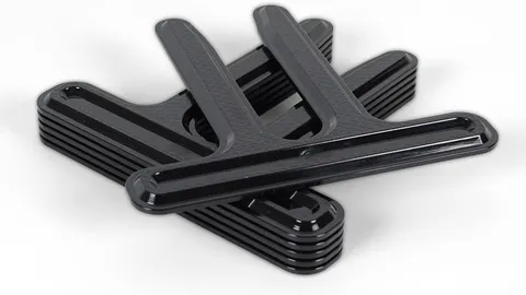 Gun Safe Stackable Savers, Black Wedge Shims (Pack of 6)