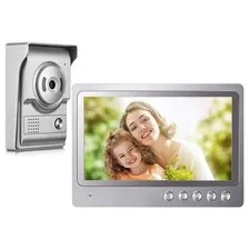 Video Intercom System,9inch Monitor for Video Doorbell Wired,Doorbell with an...
