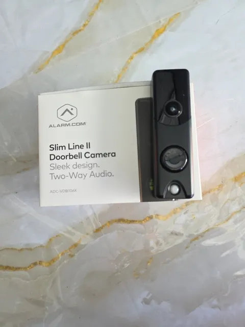 Alarm.com Slim Line 2 II ADC-VDB106X Doorbell Camera - Sealed