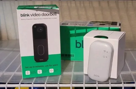 Blink Video Doorbell + Sync Module Core Bundle New Doorbell Battery Powered 