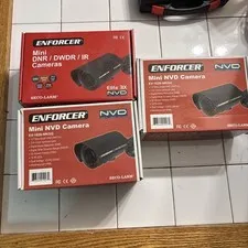 3x Larm EV-1626-NKGQ ENFORCER Infrared Day Night Camera 550TVL 2.8mm Lens12v