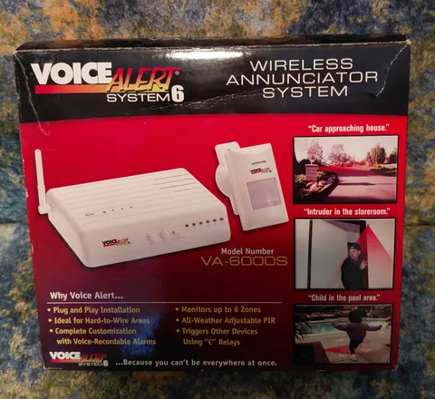 Voice Alert System 6 VA-6000S Wireless Annunciator System - New in Open Box!
