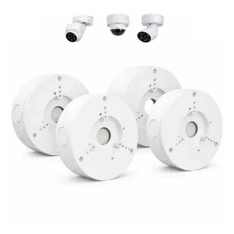 4 Pack PFA130-E Junction Box (ABS) for Indoor & Outdoor Surveillance - Mount ...
