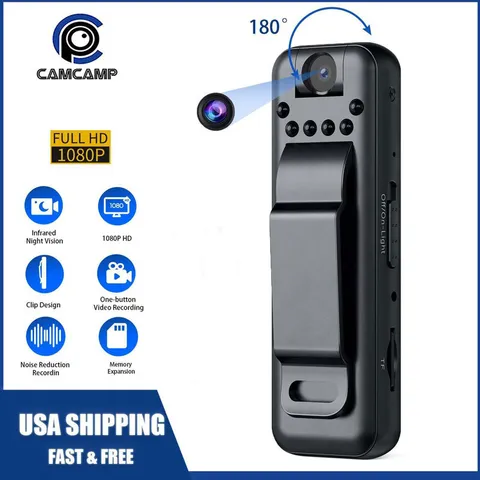 Mini Portable 1080P HD IR Pocket Camera Body Micro Clip Video Recorder DVR