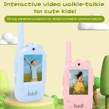 Kids Video Intercom Radio Ergonomic Design Long Distance Transfer Rech CX4