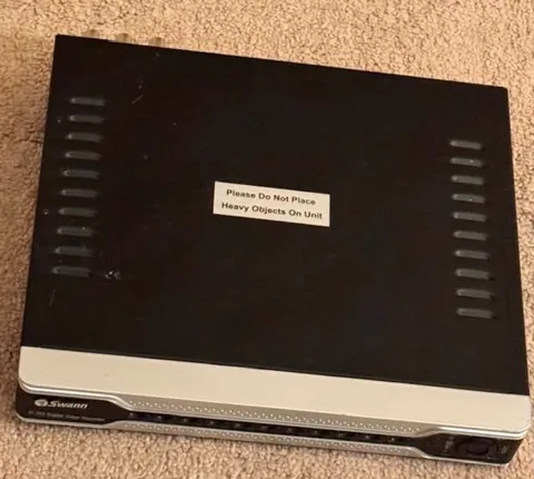 SWANN DVR4-1300 4 CHANNEL DIGITAL VIDEO RECORDER BAD HDD