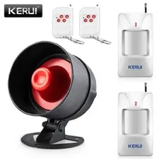 Wireless Home Alarm System Security Garage Burglar Standalone PIR Motion Detect