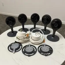 Google Nest Security Camera Indoor Cam A0005 Black Tested Working Lot of 5