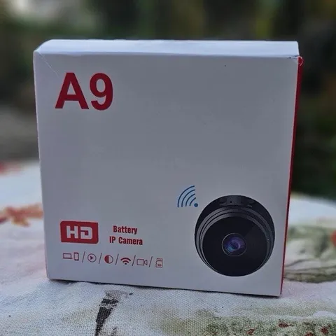 Smilephil A9 HD Battery Wi-Fi IP Camera Wireless Indoor Black