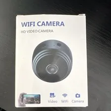 WiFi Camera 4K Wireless IP/Network Surveillance Camera Black Indoor/Outdoor