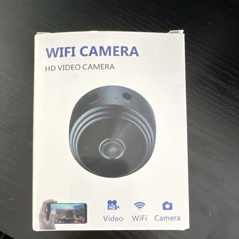 WiFi Camera 4K Wireless IP/Network Surveillance Camera Black Indoor/Outdoor