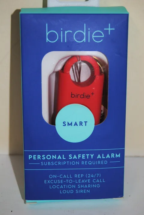 Birdie Personal Safety Alarm w/ Brass Keychain- NEW