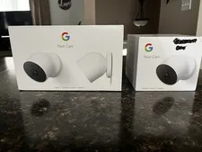 Set of 3 Google Nest Cam Security Camera Indoor/Outdoor/wireless