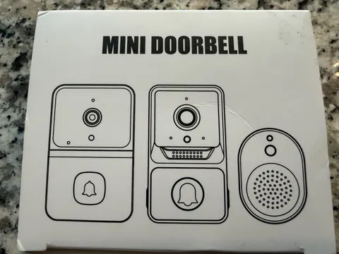 Mini WiFi Video Doorbell Camera HD Night Vision 2-Way Audio Wireless Chime