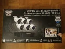 Night Owl 3MP HD Wired Security System 8 Channel 1TB HDD 6 Camera Set
