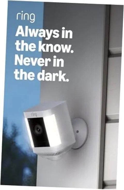 Spotlight Cam Plus (newest model), Home or business 1 Camera Battery White