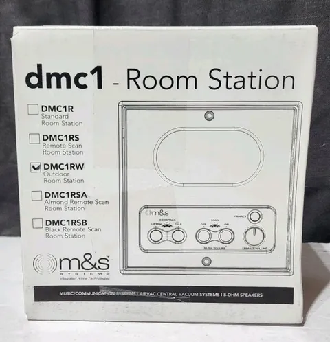 DMC1RW New White Intercom Outdoor Patio/Station M&S Music & Sound