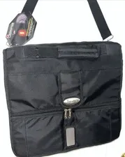 ANTI THEFT LAPTOP BRIEFCASE/TOTE ISAFE W/SECURITY ALARM,(120db) BLACK 633