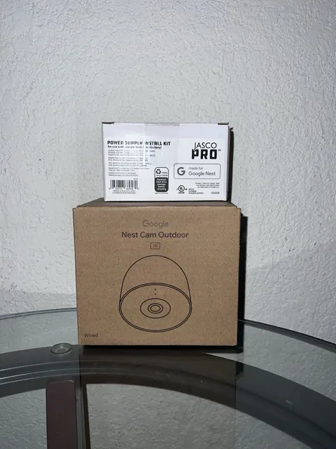 New Google Nest Cam Outdoor 2K Wired (2nd Gen)  With Power Supply