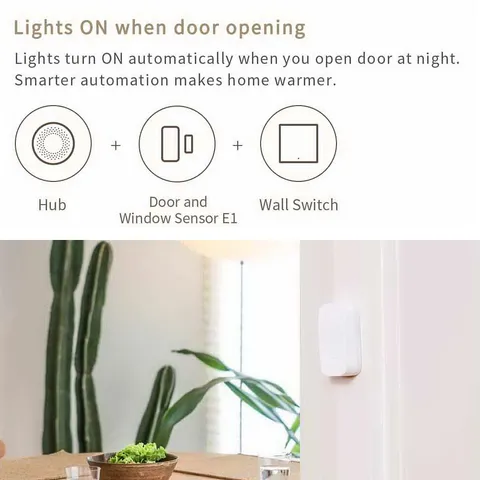 2021 Door And Window Sensor E1 Wireless Connection APP Control WZIF