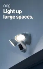 Ring Floodlight Cam Wired Pro, Home or business security, Retinal 2K Video, Colo