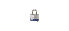 Master Lock 3UP #3 Universal Pinned Steel Laminated Padlock Silver