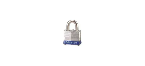 Master Lock 3UP #3 Universal Pinned Steel Laminated Padlock Silver