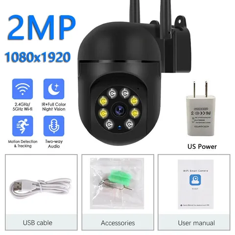 1080P 1-4 Wireless Security Camera System Smart Outdoor 5G Wifi Night Vision Cam