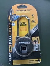 Cargo Maxx 081-95410 Cargo Maxx Fingerprint Padlock Long Shank