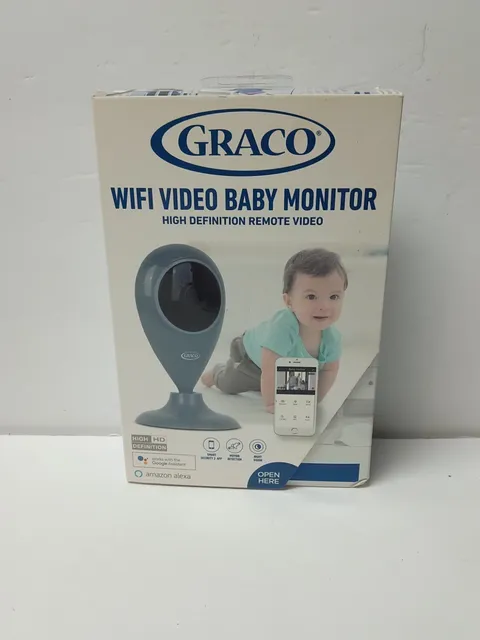 Graco Grey Wifi Video Baby Monitor High definition video Night Vision