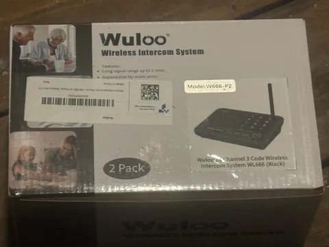 Wuloo WL666 Wireless Intercoms System - Black