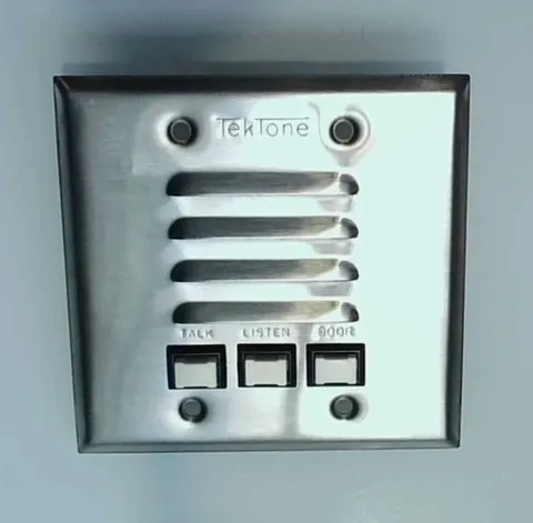 TekTone IR207A 4-Wire Metal Intercom Station