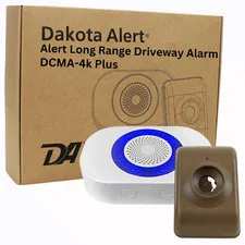 Wireless Driveway Motion Alert Kit 2500 Ft Range PIR Sensor Home Security
