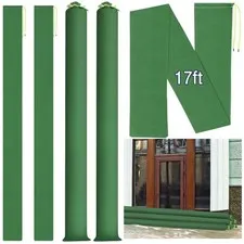 Threan 2 Pcs 17Ft Sandbags For Flooding Flood Prevention Sand Tube Bags