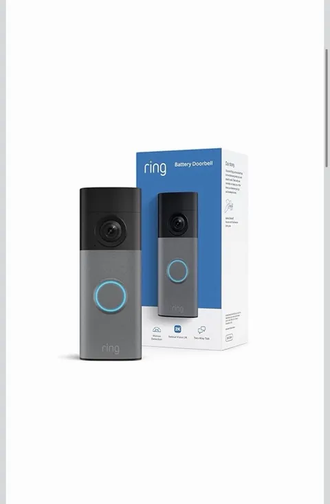 Ring Battery Doorbell 2nd Gen, newest model, Retinal 2K with wide-angle, 6x Zoom