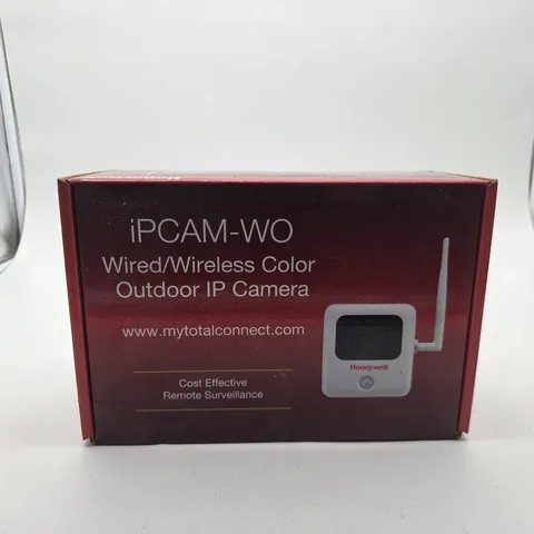 HONEYWELL iPCAM-WO WIRED WIRELESS COLOR OUTDOOR iP CAMERA ADEMCO New In BOX NIB