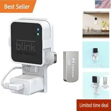 Blink Sync Module 2 Outlet Wall Mount and 256GB USB Flash Drive for Blink Local