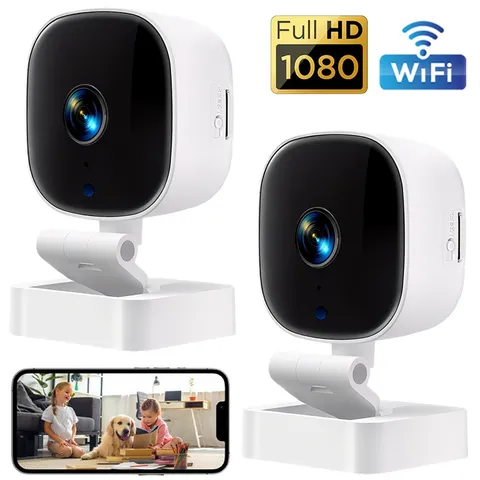 Camara De Seguridad WIFI 360° Para Casa Exterior 1080P Con Vision Nocturna Audio