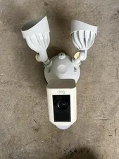 Ring Floodlight Cam Wired Surveillance Camera As Is. Camera Works/ Light Doesn’t