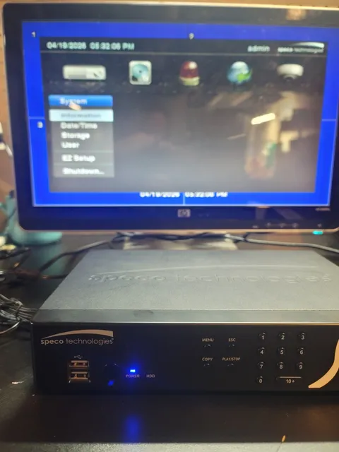 Speco D4CS500 4 Channel 500GB Digital Video Recorder with Remote And Power Cable
