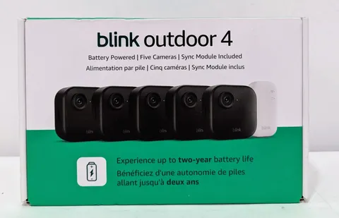 Blink Outdoor 4 Wire-Free 1080p Security Camera System w/ Sync Module (5 Pack)