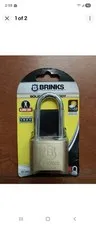 Brinks Promax Security Resettable Combo Model 665-50052 Padlock NEW