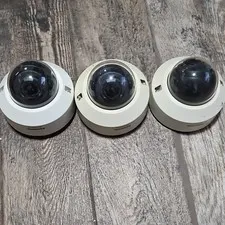 Panasonic WV-SFN311A IP Network Wired Color Indoor Dome Cameras White Lot of 3