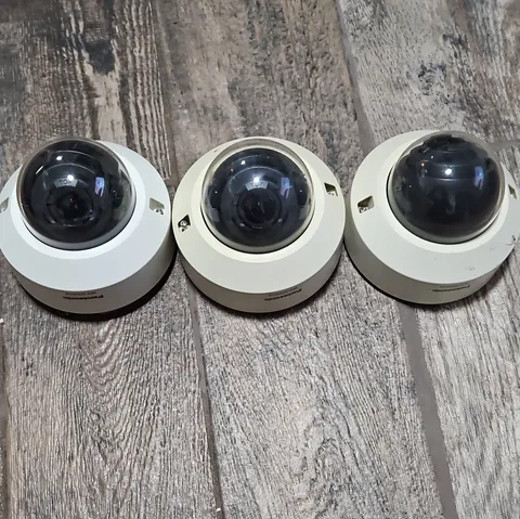 Panasonic WV-SFN311A IP Network Wired Color Indoor Dome Cameras White Lot of 3
